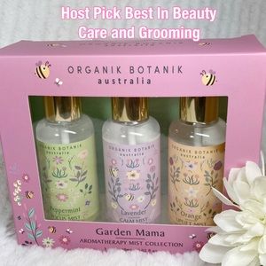 Organik Botanik Garden Mamma Aromatherapy Mist 3 Peppermint Orange Lavender NEW
